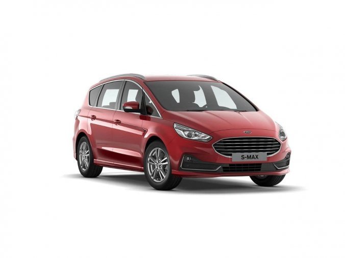 Ford S-MAX, hatchback, TITANIUM 5D 2,0 EcoBlue 140 kW / 190 k 8st. automatická, barva červená