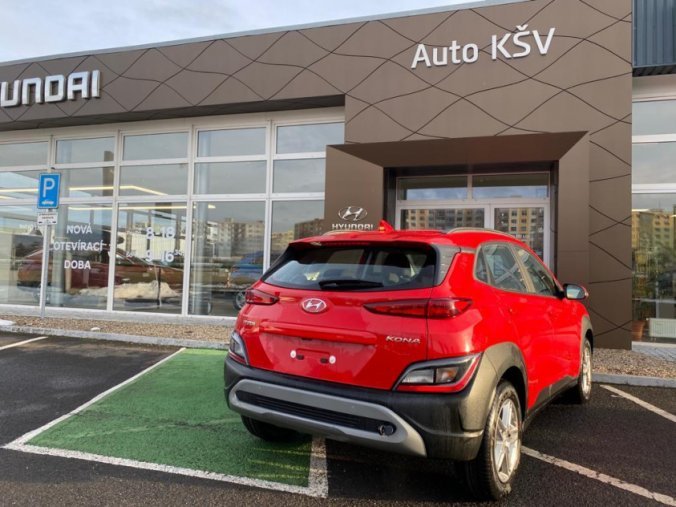 Hyundai Kona, 1,0 T-GDI 88 kW MT PE, barva červená