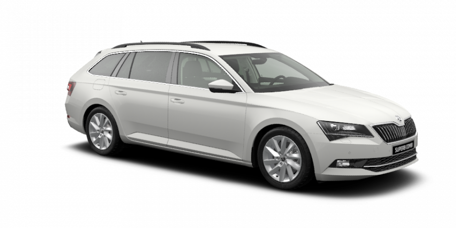 Škoda Superb, 2,0 TDI 140 kW 7-stup. automat., barva bílá