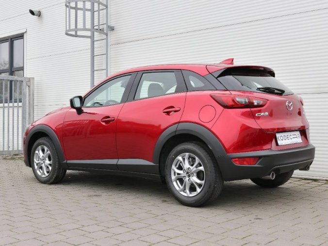 Mazda CX-3, 2,0 Skyactiv-G 89kW/121k 6MAN, barva červená