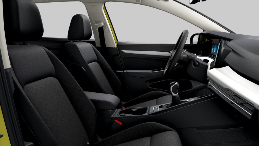 Volkswagen Golf Variant, Golf Variant Life 1,0 TSI 6G, barva žlutá