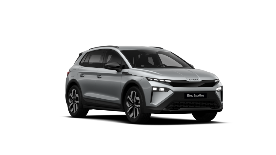 Škoda Elroq, 82 kWh 220 kW 1° převodovka 4x4, barva stříbrná