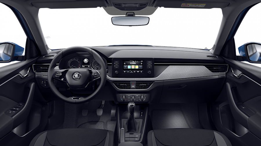 Škoda Kamiq, 1,0 TSI 70 kW 5-stup. mech., barva modrá
