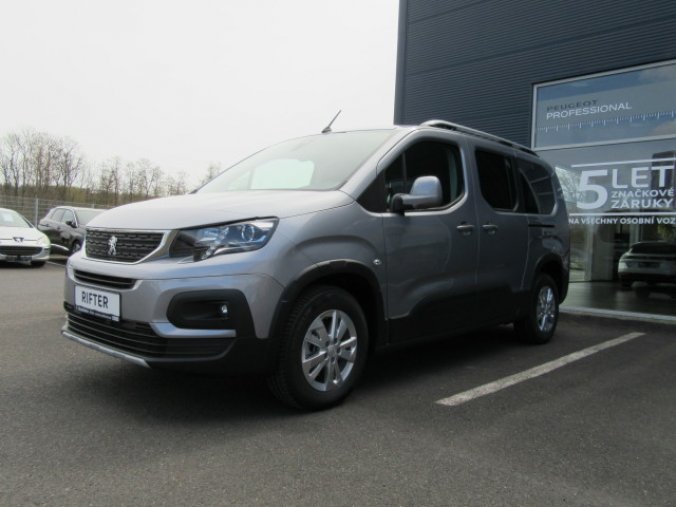 Peugeot Rifter, LONG ALLURE PACK 1.5BHDi 130k, barva stříbrná