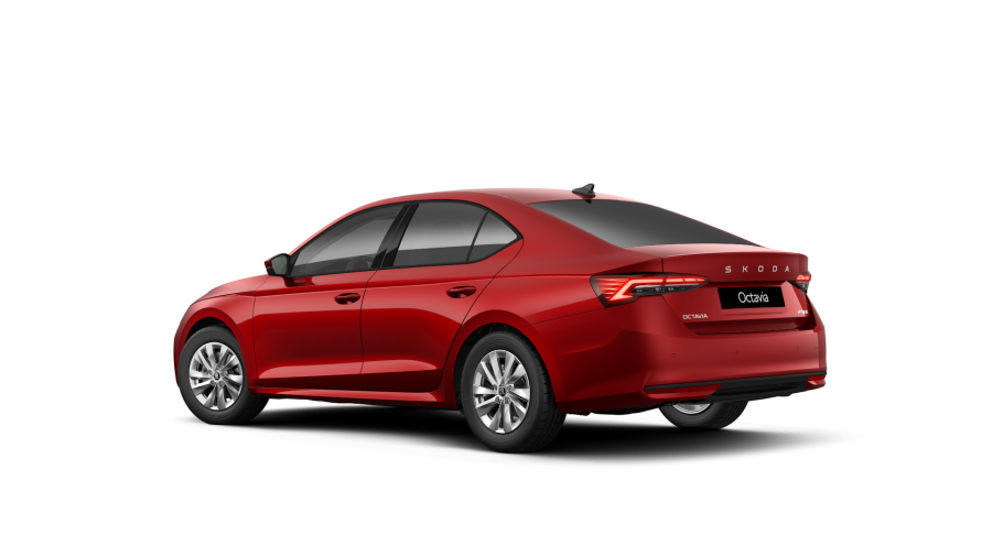 Škoda Octavia, 1,5 TSI m-HEV 85 kW 7° automatická DSG, barva červená