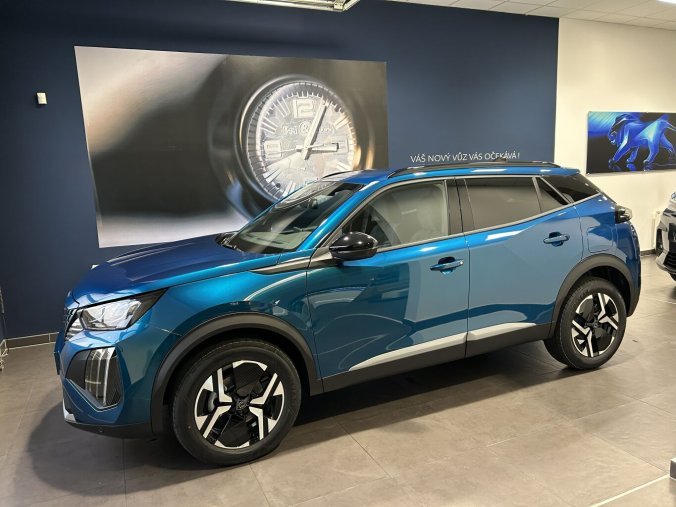 Peugeot 2008, Peugeot 2008 ALLURE Turbo 100 MAN6, celoroční PNEU, kamery, barva modrá