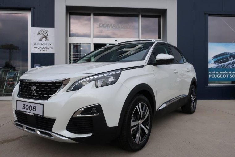 Peugeot 3008, ALLURE 1.5 BlueHDi 130 MAN6, barva bílá