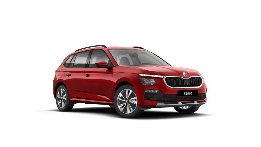 Škoda Kamiq, 1,0 TSI 85 kW 6-stup. mech., barva červená