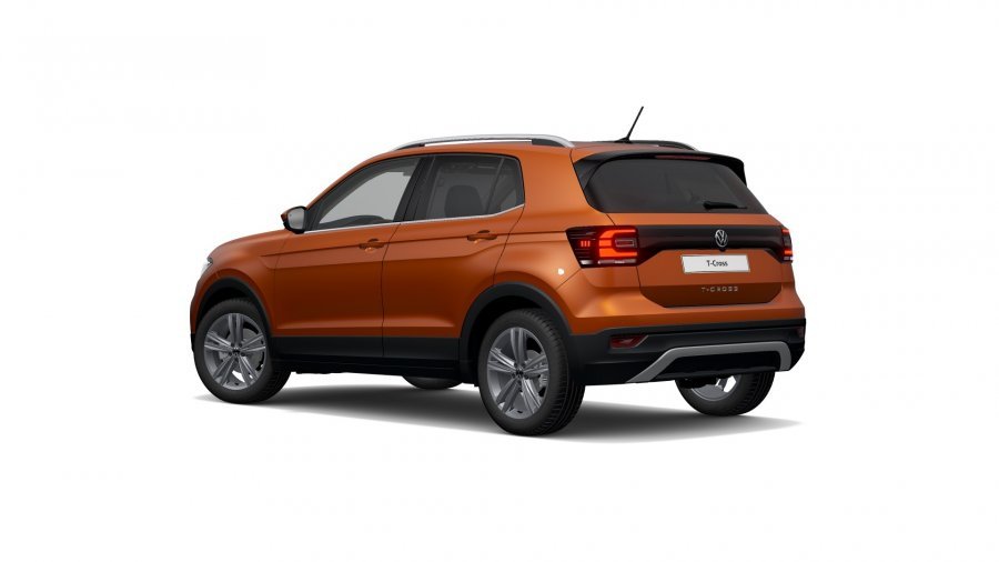 Volkswagen T-Cross, T-Cross Style 1,0 TSI 81 kW 7DSG, barva oranžová