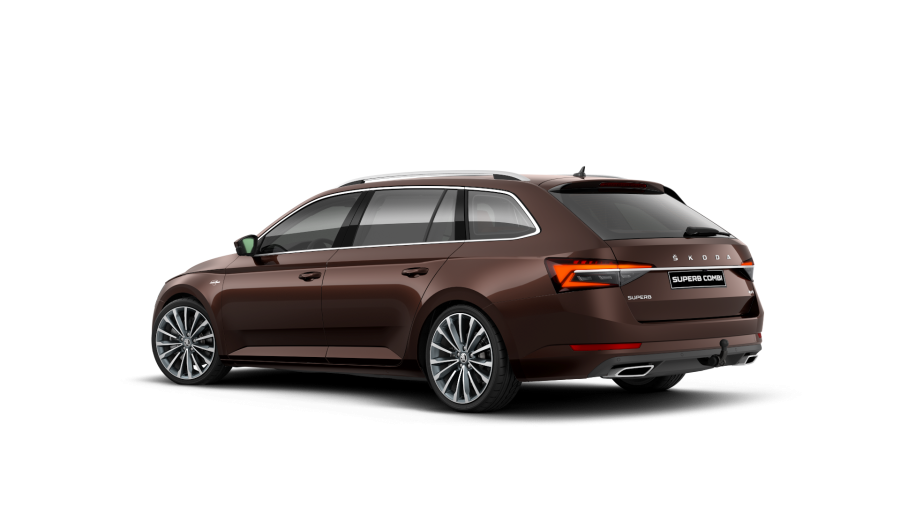 Škoda Superb, 2,0 TSI 206 kW 7-stup. automat. 4x4, barva hnědá