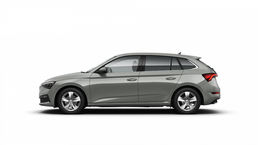 Škoda Scala, 1,5 TSI 110 kW 6-stup. mech., barva šedá