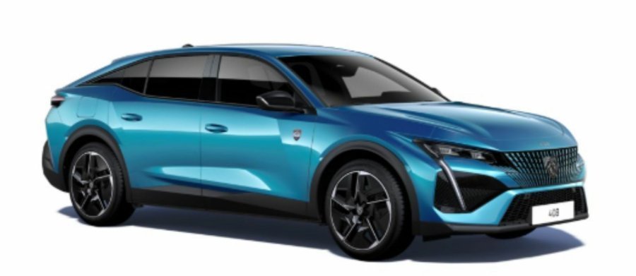 Peugeot 408, Peugeot 408 GT Hybrid 136 e-DCS6, barva modrá