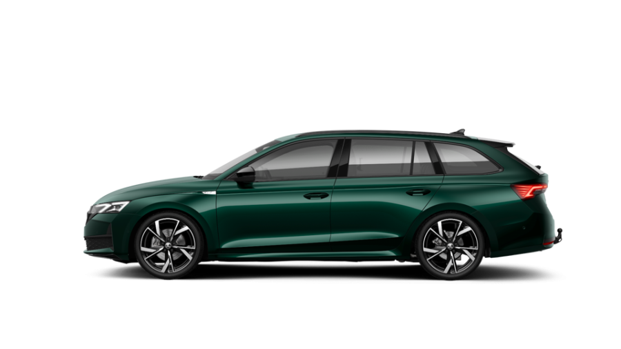 Škoda Octavia, 1,5 TSI m-HEV 110 kW 7° automatická DSG, barva zelená