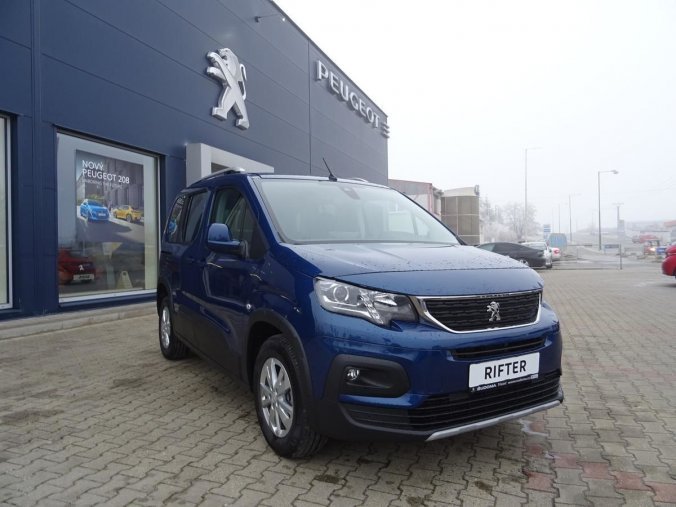Peugeot Rifter, ALLURE 1.5 BlueHDi 130k EAT8, barva modrá