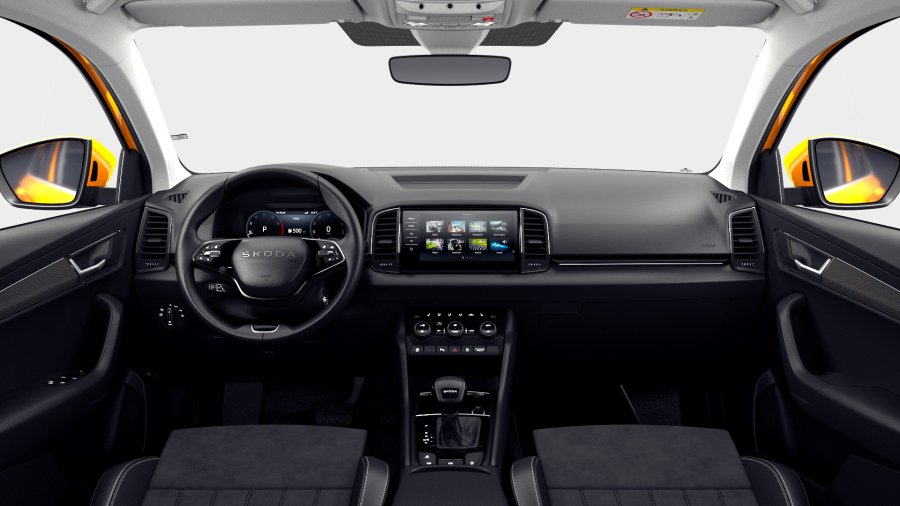 Škoda Karoq, 1,5 TSI 110 kW 7° automatická DSG, barva oranžová