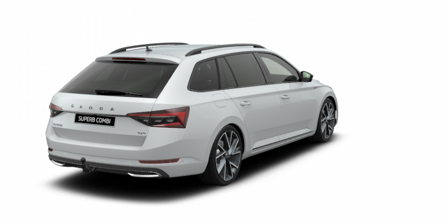 Škoda Superb, 2,0 TDI 147 kW 7-stup. automat. 4x4, barva bílá