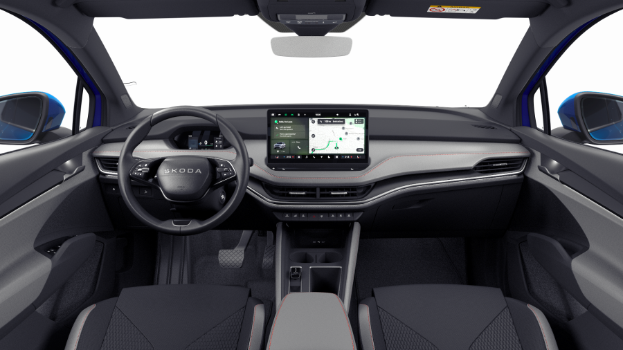 Škoda Enyaq iV, 82 kWh 210,00 kW 1° automatická, barva modrá