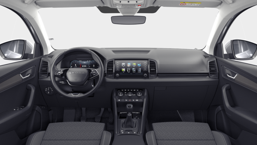 Škoda Karoq, 1,5 TSI 110 kW 6° manuální, barva stříbrná