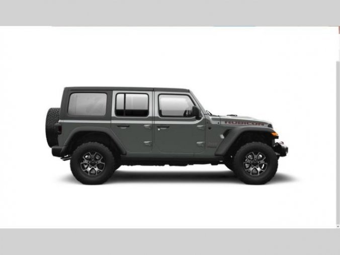 Jeep Wrangler, 2,0T 270 PS Rubicon Unlimited, barva šedá