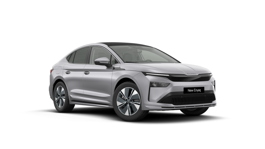 Škoda Enyaq iV, 82 kWh 210,00 kW 1° automatická 4x4, barva stříbrná