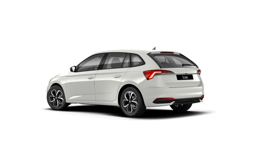 Škoda Scala, 1,0 TSI 70 kW 5° manuální, barva bílá