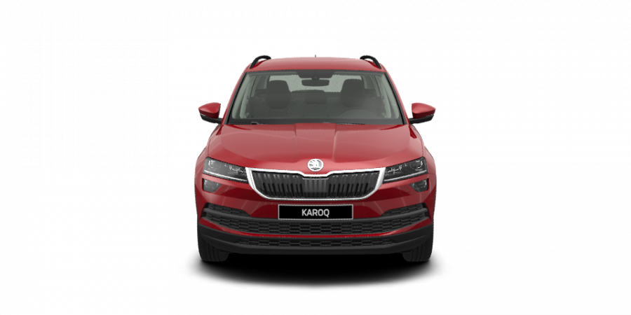 Škoda Karoq, 1,6 TDI 85 kW 6-stup. mech., barva červená