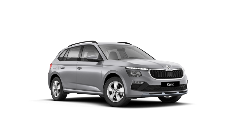 Škoda Kamiq, 1,0 TSI 70 kW 5-stup. mech., barva stříbrná