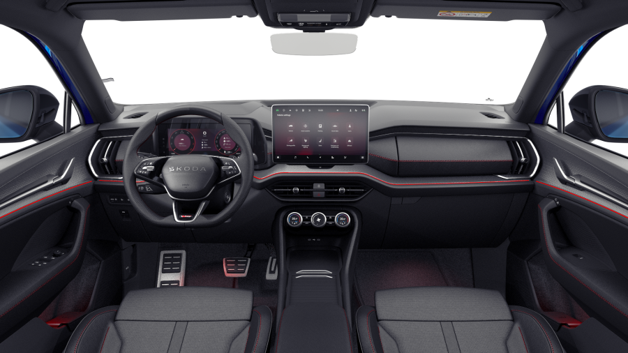 Škoda Kodiaq, 2,0 TSI 195 kW 7° automatická DSG 4x4, barva modrá