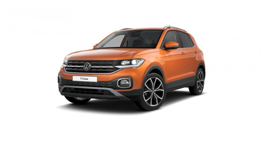 Volkswagen T-Cross, T-Cross Style 1,0 TSI 81 kW 7DSG, barva oranžová