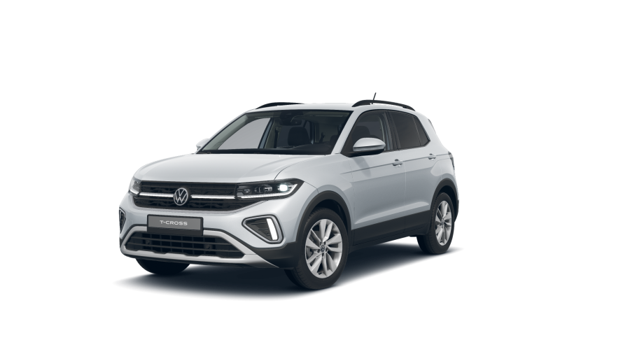 Volkswagen T-Cross, T-Cross People 1.0 TSI 85 kW 7DSG, barva stříbrná