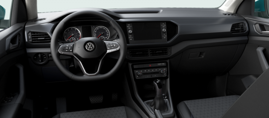 Volkswagen T-Cross, Life 1.0 TSI 85 kW 7DSG, barva tyrkysová