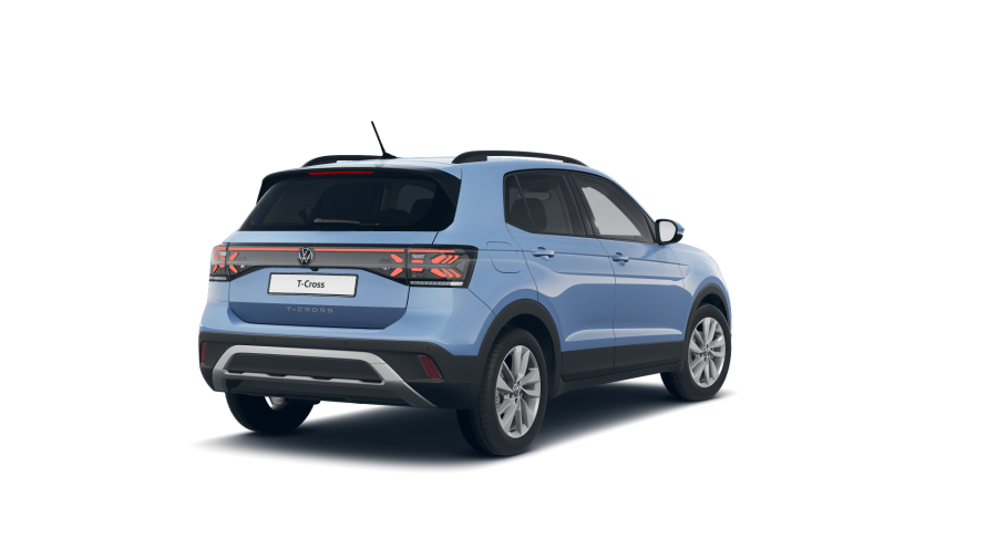 Volkswagen T-Cross, T-Cross People 1.0 TSI 85 kW 6G, barva modrá
