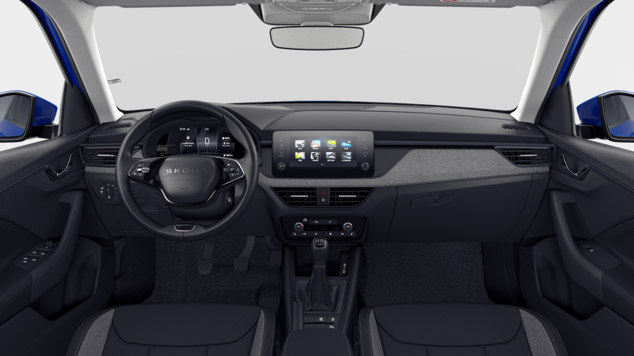 Škoda Kamiq, 1,0 TSI 85 kW 6-stup. mech., barva modrá