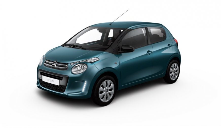 Citroën C1, 1.0 VTi 72, barva zelená