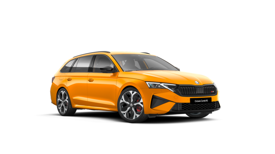 Škoda Octavia, 2,0 TSI 195 kW 7° automatická DSG, barva oranžová