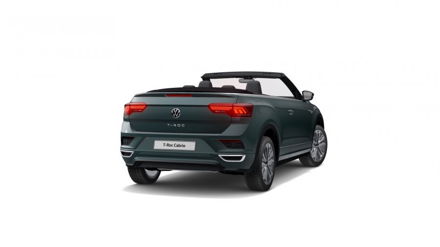 Volkswagen T-Roc, T-Roc Cabriolet R-Line 1,5 TSI ACT 7DSG, barva zelená