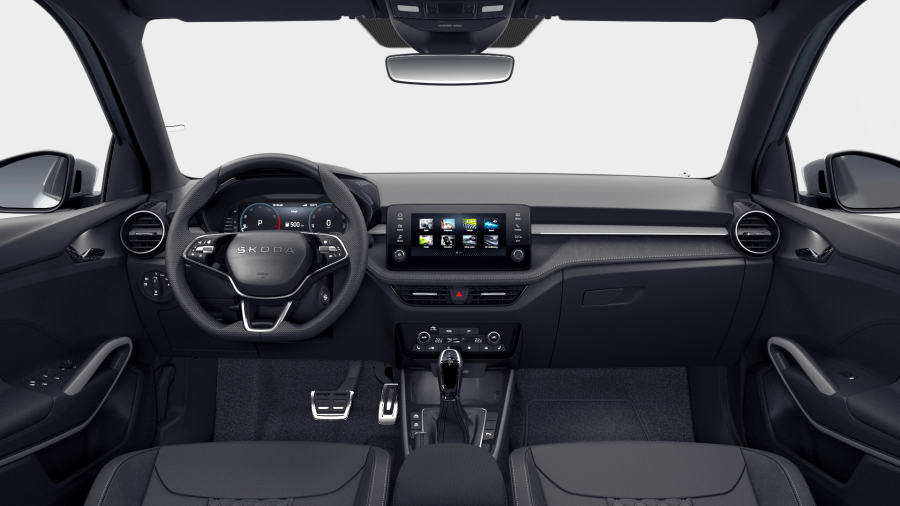 Škoda Fabia, 1,0 TSI 85 kW 7° automatická DSG, barva stříbrná