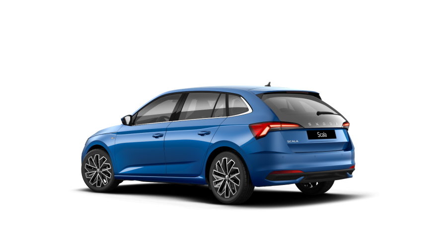 Škoda Scala, 1,0 TSI 70 kW 5-stup. mech., barva modrá