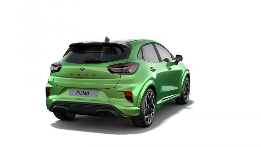 Ford Puma, ST X, 5dveřová, 1.5 EcoBoost 147 kW/200 k, 6st. manuální, barva zelená
