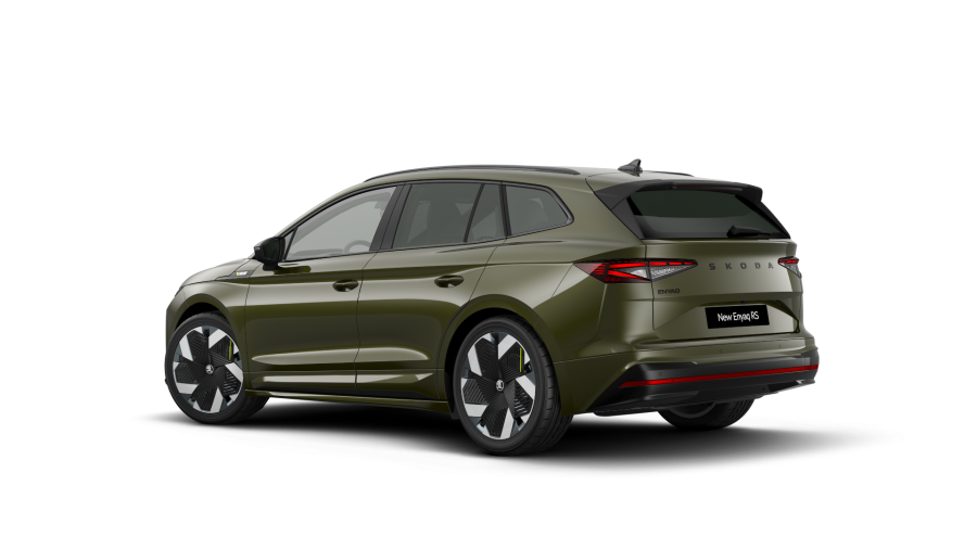 Škoda Enyaq iV, 84 kWh 250,00 kW 1° automatická 4x4, barva zelená