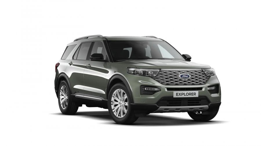 Ford Explorer, Platinum, 5dveřová, 3.0 EcoBoost 336 kW/457 k, 10st. automatická, 4WD, barva zelená