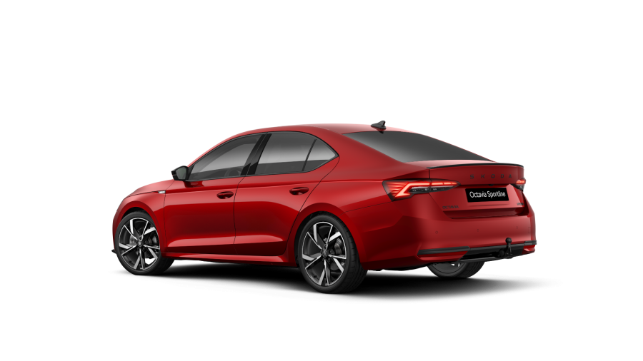 Škoda Octavia, 1,5 TSI m-HEV 110 kW 7° automatická DSG, barva červená