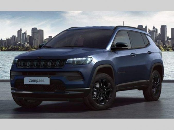 Jeep Compass, Night Eagle 1.5 e-Hybrid 130k, barva modrá