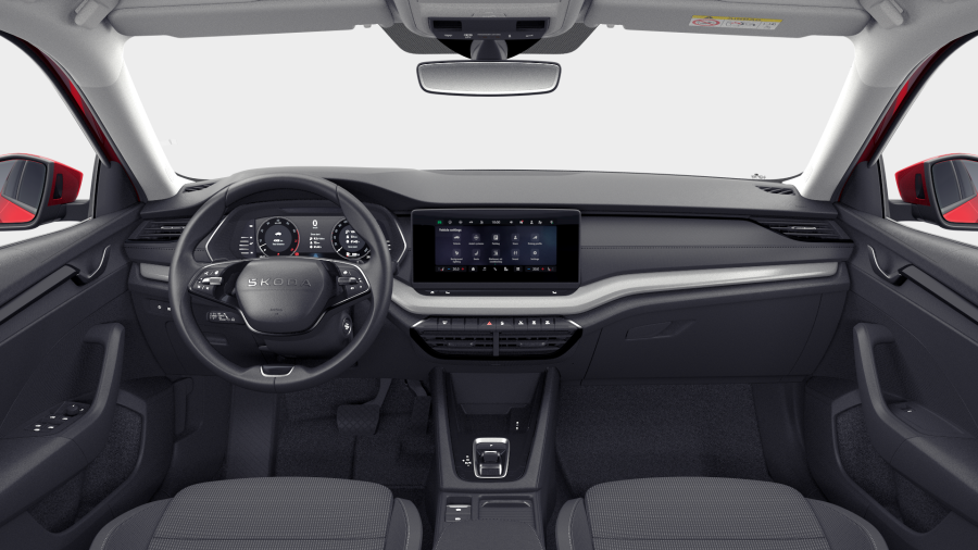 Škoda Octavia, 1,5 TSI m-HEV 85 kW 7° automatická DSG, barva červená