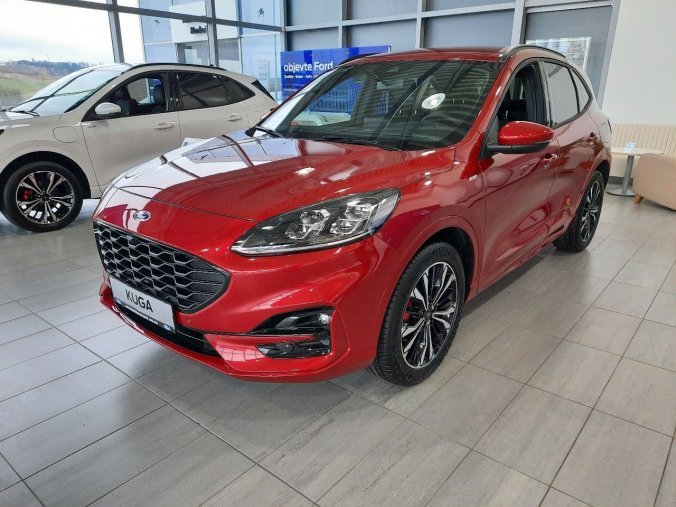Ford Kuga, ST-Line X, 5dveřová, 1.5 EcoBoost 110 kW/150 k, 6st. manuální, barva červená