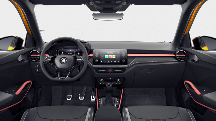 Škoda Fabia, 1,0 TSI 81 kW 6-stup. mech., barva oranžová