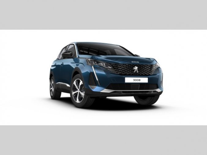 Peugeot 3008, ALLURE 1.2 PureTech 130k, barva modrá