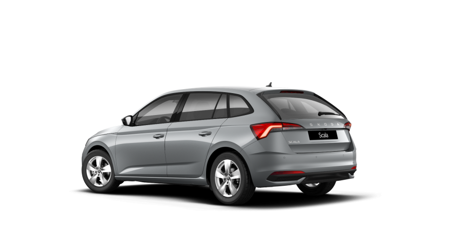 Škoda Scala, 1,0 TSI 85 kW 6° manuální, barva stříbrná