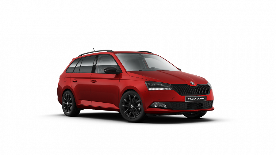 Škoda Fabia, 1,0 TSI 70 kW 5-stup. mech., barva červená