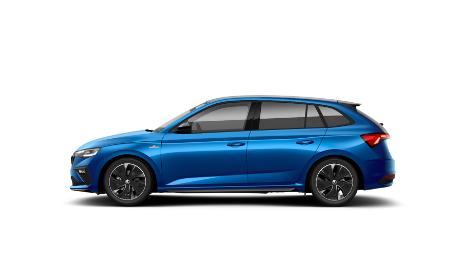 Škoda Scala, 1,0 TSI 85 kW 7° automatická DSG, barva modrá